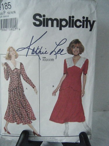 Simplicity Kathie Lee Ptrn 9185 zweiteiliges Kleid 12-16 - Bild 1 von 1