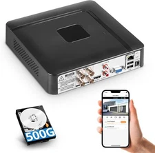 KERUI H.265+ 4CH DVR for Video Security Camera System HD 5MP Lite Recorder CCTV