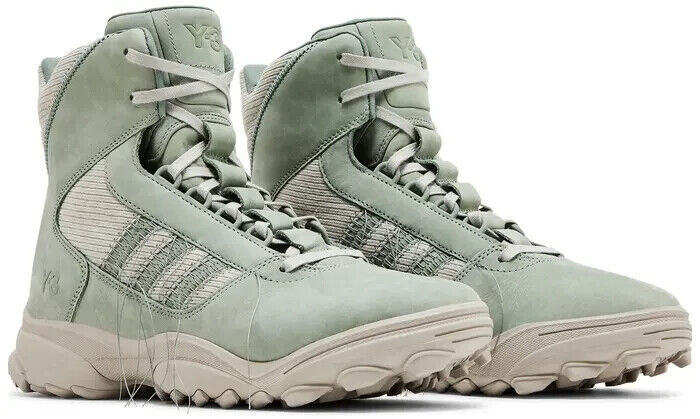 adidas GSG9-9.3 ミリタリーブーツ Size 8 - adidas Y-3 GSG9 Sashiko - Silver Green for sale