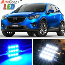 11 x Premium Blue LED Lights Interior Package Kit for 2013-2019 Mazda CX-5 +Tool