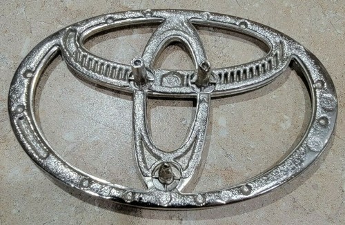 Toyota Metal Trunk Emblem Chrome Logo Rear Exterior Badge 3 1/4" x 2 1/2" - Bild 4 von 5