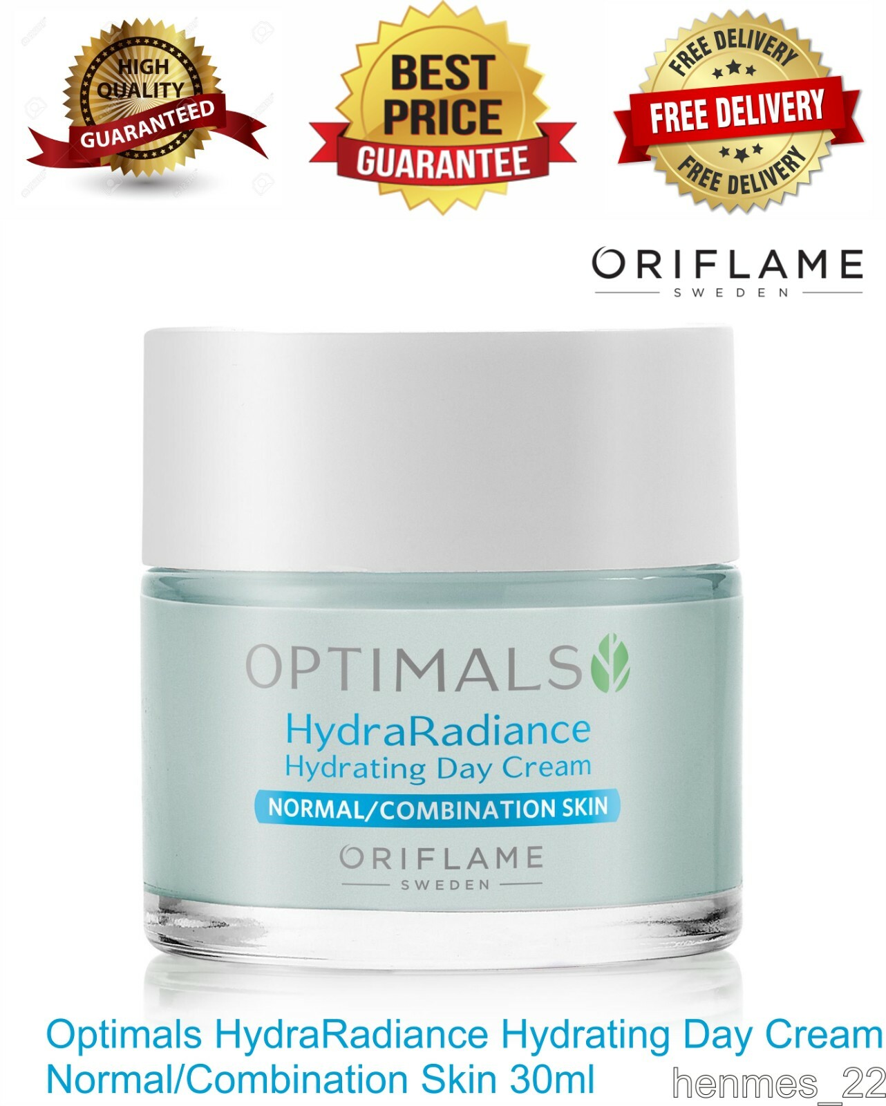 oriflame optimals hydra radiance hydrating day cream