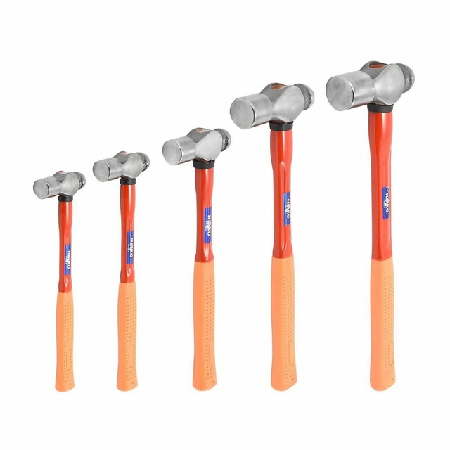 5 Piece Ball Peen Hammer Tool Set Pein Ballpeen eBay