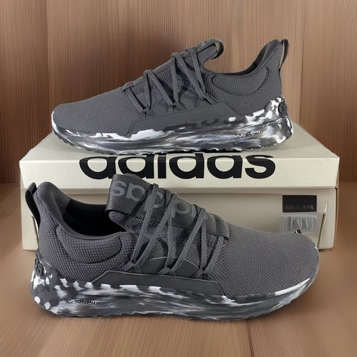 adidas Lite Racer Adapt 5.0 Running Shoes Mens Sz 11.5 Slip On Gray/White IF1778