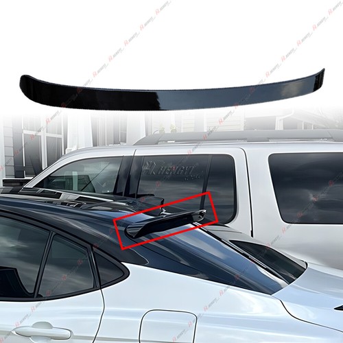 Gloss Black Rear Roof Spoiler Wing Extension For 2021-2024 Toyota Sienna (MC Style) - No Drilling, Self-Adhesive JDM Styling