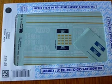 Microscale Decal HO  #87-557 GATX Leasing Diesels (1980s+) Diesel - Hood - GATX