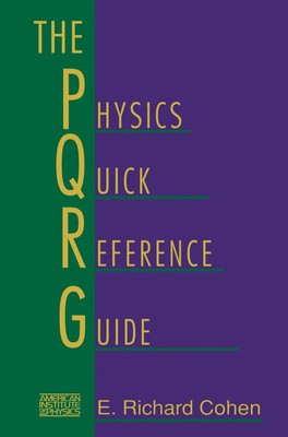 The Physics Quick Reference Guide Richard Cohen Taschenbuch Paperback x Englisch
