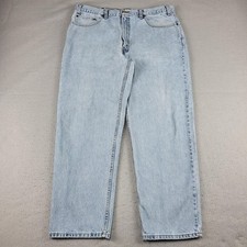 Vintage Levis 550 Jeans Mens 38x30 Light Wash Blue Relaxed Taper Denim Tag 40x30