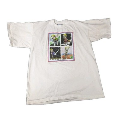 Vtg T-shirt XL John Tesh Victory Tour sports collection White Heavy 100% Cotton 