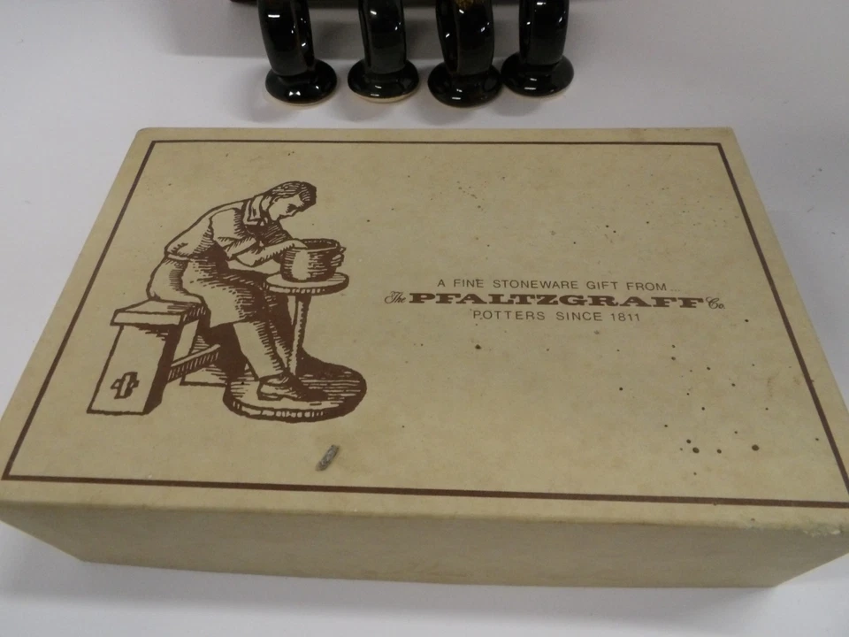 JUEGO DE 8 SERVILLETEROS GOURMET PFALTZGRAFF MARRÓN GOTEO Foto 4 de 4