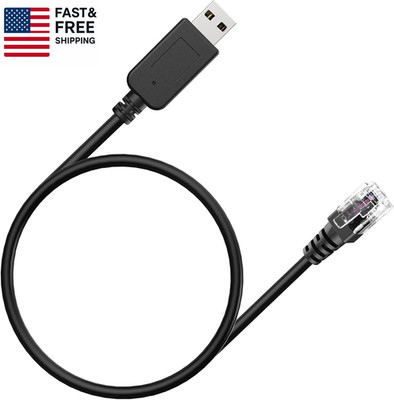 Radar Detector Cord, USB to RJ11 Cable,Rj11 Plug Power Cable,For Escort Uniden