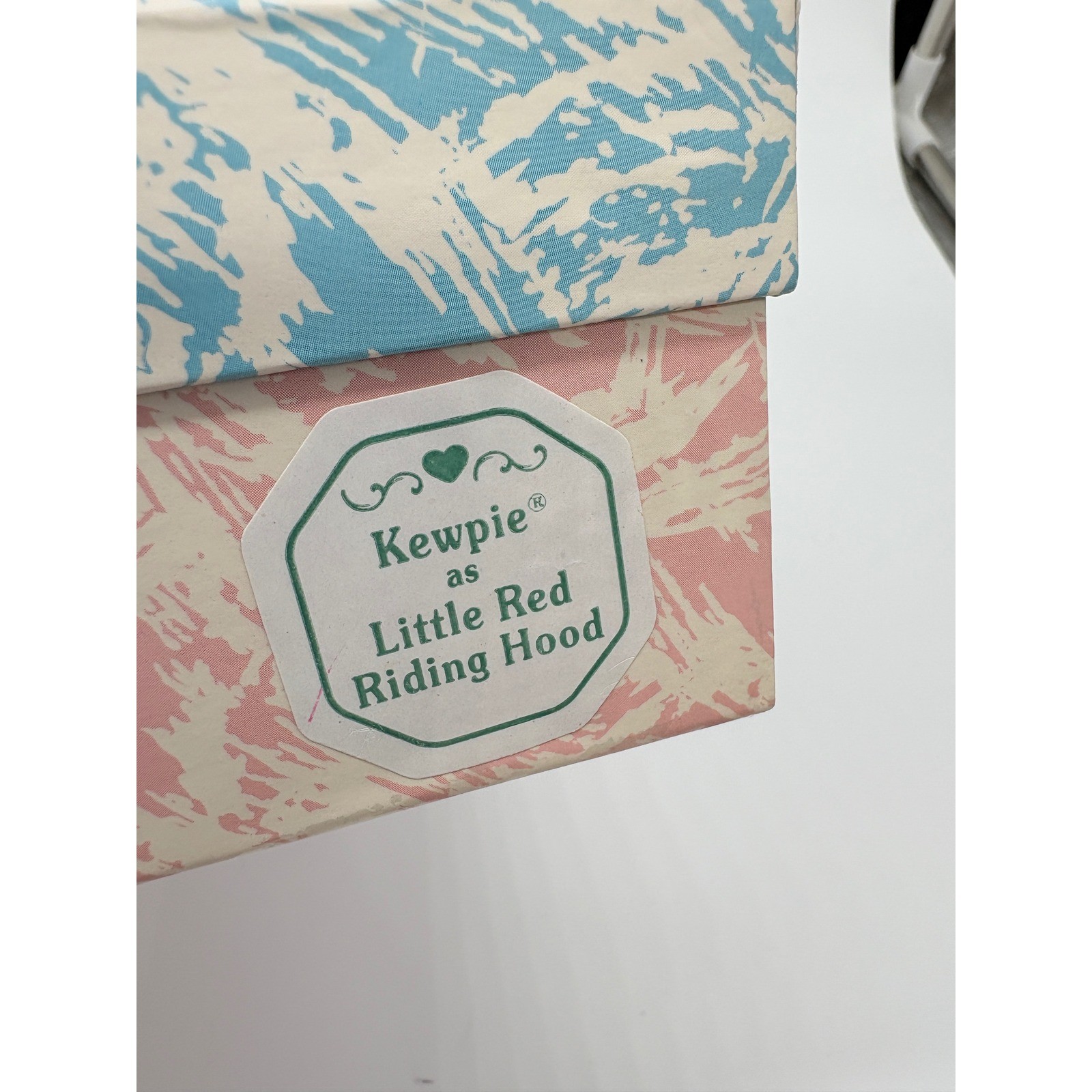 Rose O'Neill Original Kewpie Doll Little Red Riding Hood Cape Polka Dot Dress