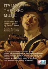 Italian Theorbo Music by James Akers (English) Paperback Book