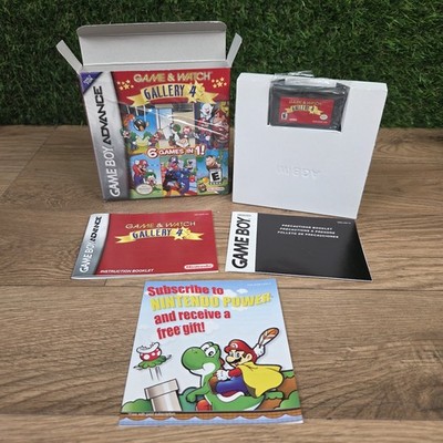 Game & Watch Gallery 4 (Nintendo Game Boy Advance, 2002) CIB