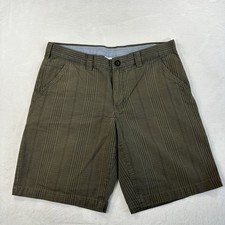 Columbia Omni Shade Men  s 34 Brown Plaid Shorts Outdoor Hiking Golf Casual 10