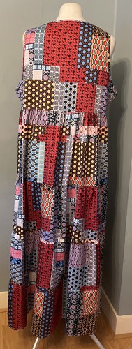 Summer Dress Sleeveless Polyester Size XL Multi Coloured - Picture 3 of 7