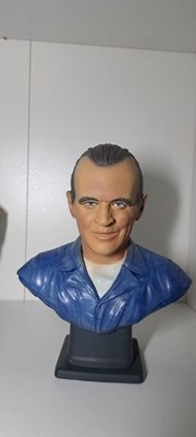 Doctor Hannibal Lecter Bust Figure 3d Printed Hand Painted Bust Statue
