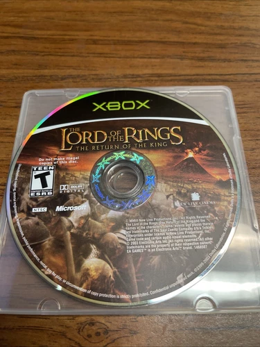 Lord of the Rings: The Return of the King (Microsoft Xbox, 2003) Disc Only