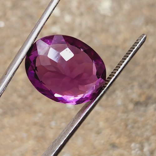 12.10 CT Natural Ceylon Padparadscha Sapphire Gemstone Oval Shape Certified y615 - Foto 6 di 6