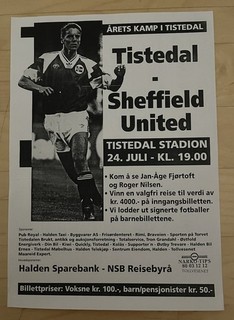 1990's Tistedal Norway v Sheffield United Friendly