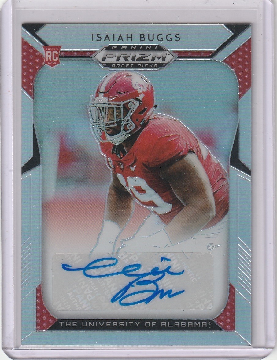 Isaiah Buggs Panini Prizm Draft Picks #184 Autograph-Silver