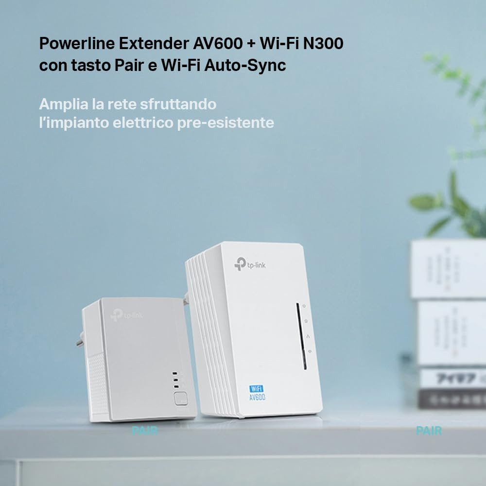 TP-Link TL-WPA4220 KIT: Wi-Fi Everywhere tramite Rete Elettrica AV600 - 4