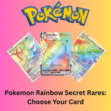 Pokemon Rainbow Rares - Choose Your Card English Near Mint