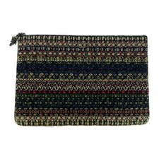Chanel Tweed Coco Mark Clutch Bag Women Multicolor One Size