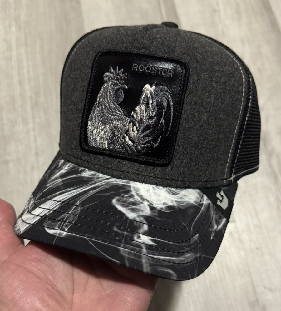goorin bros Hat Maltese Rooster Capsule NOIR (humo) NWT