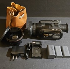 JVC Everio GZ-HD7U 3CCD 60GB Hard Disk Drive HD Camcorder Tested Working