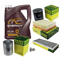 Mann Inspektionspaket 5L Mannol Energy 5W-30 FüR Audi A4 2.6 2.8 Quattro