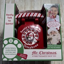 Mr. Christmas Santa's Magical Telephone Interactive Personalized Holiday Toy