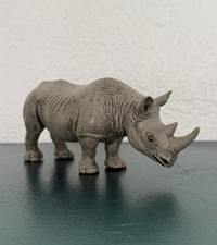 Schleich Retired 2001 African Rhino Black Rhinoceros Figure 14193