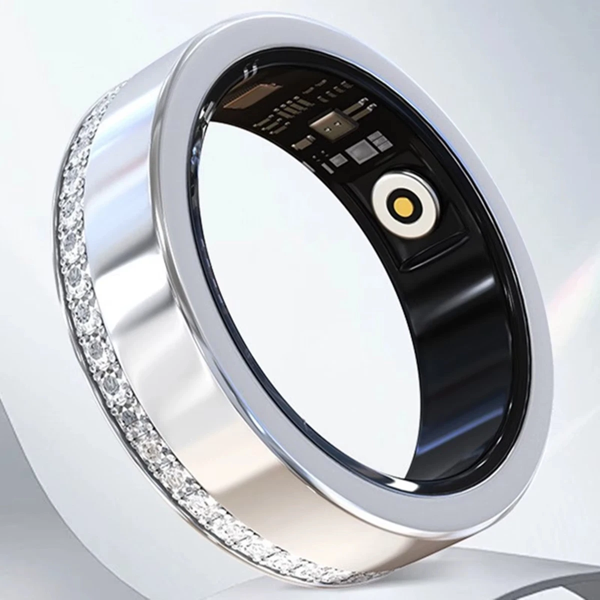 IP68 Wasserdicht Dame Smart Ring V8 Herzfrequenz Blutsauerstoff Schlafmonitor