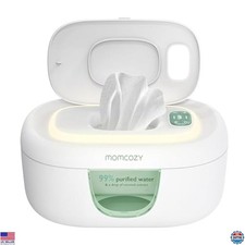 Momcozy Baby Wipe Warmer - Large Capacity, Rapid Heating, 4 Temp Modes, Night