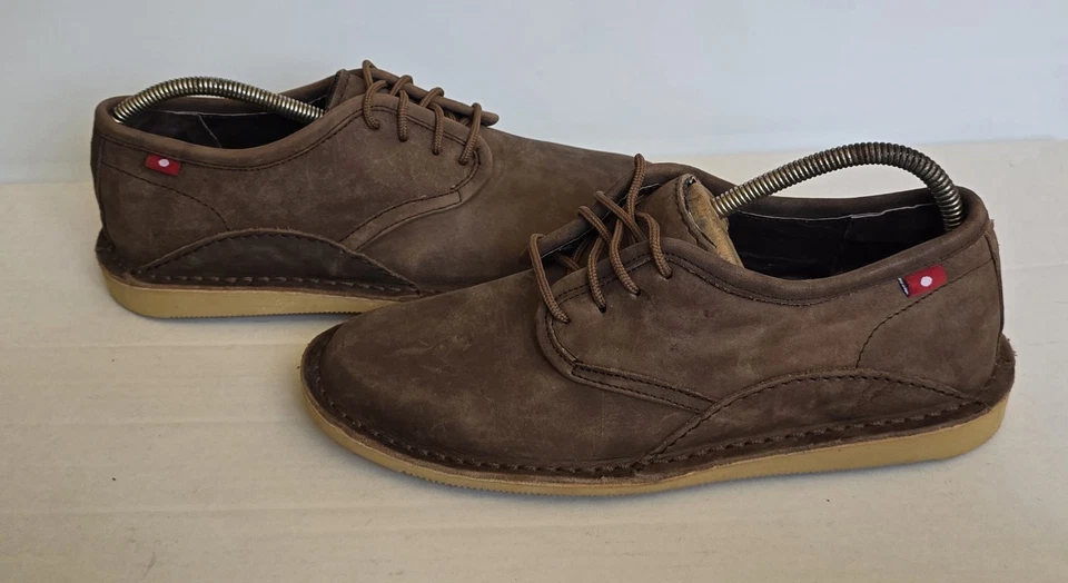 Oliberté Desert Zapatos Para Hombre 8.5 EU 40 Cuero Marrón Hecho a Mano Informal Bota Chukka Foto 4 de 4