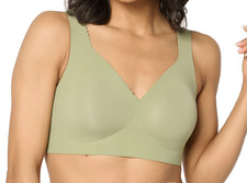 Evelyn  Bobbie Evelyn Seamless Wirefree Bra X-Large Matcha Green A677303