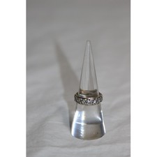 Stunning 9CT Gold And Silver Ring - 2.25G - SIZE K