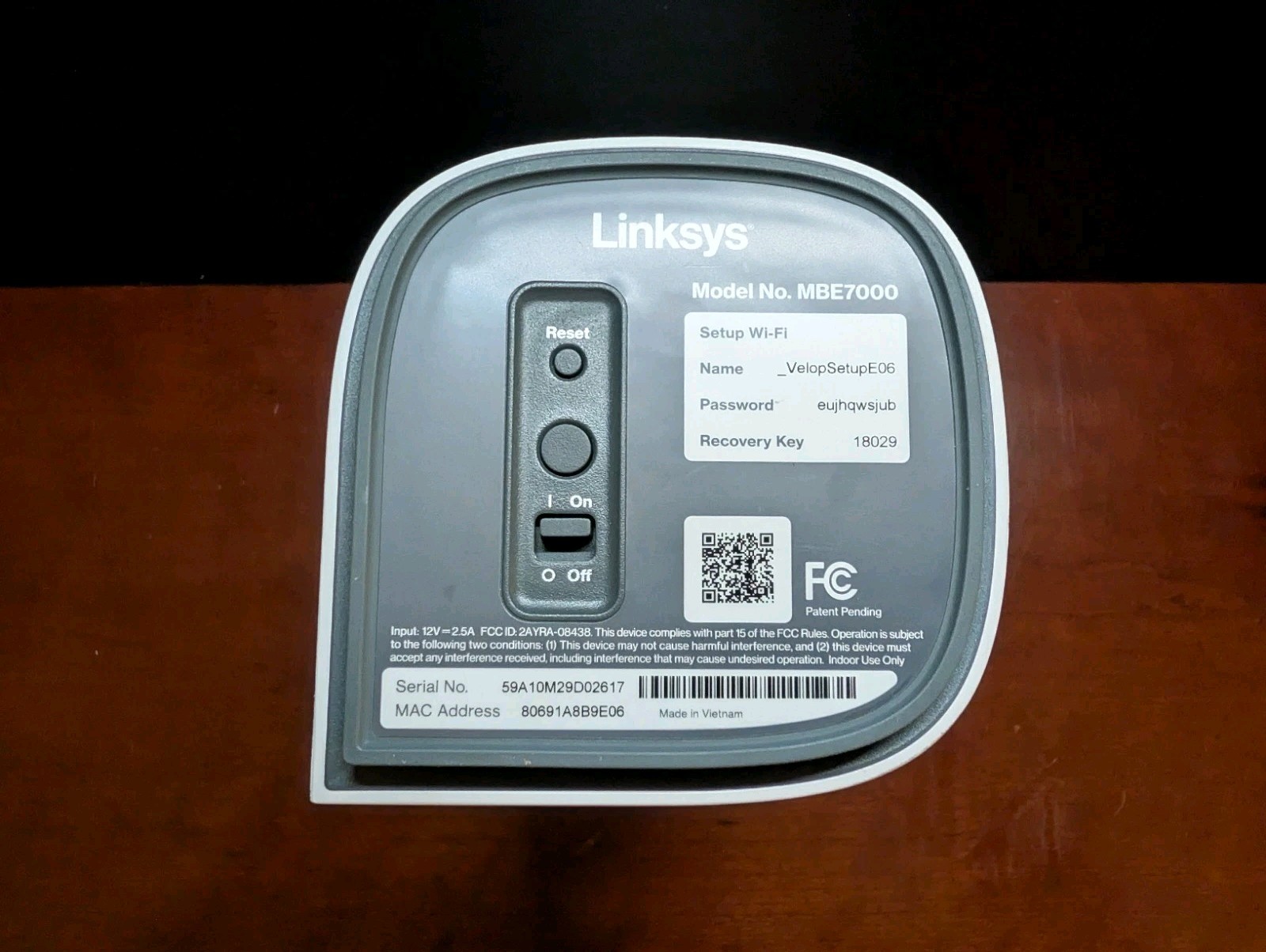 LINKSYS Velop Pro 7 MBE7000 BE11000 Tri-Band Wi-Fi 7 Mesh Router ...