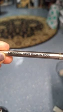 Smokers Have Rights Too! vintage Philip Morris pen