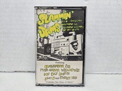 Slammin' Jams Cassette Tape RARE Grandmaster Caz Funk Master Wizard Wiz 
