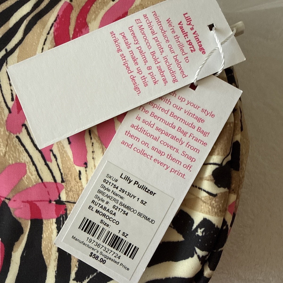 NWT Lilly Pulitzer Party All The Time Head Wrap “Rutabaga El Morocco” Lilly Pulitzer Bags & Handbags for Women | eBay main image 4