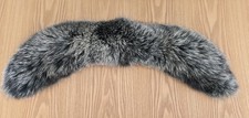 Beautiful Silver Fox Fur Collar Attachment For Jacket Coat 24  Long