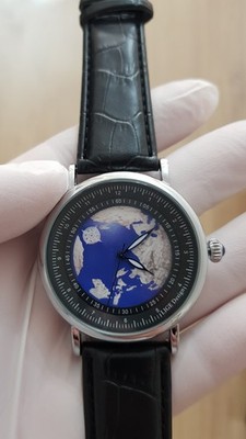LIGE Luxury Uhr | Weltkarte Dial | Neu | mit Box | Herren