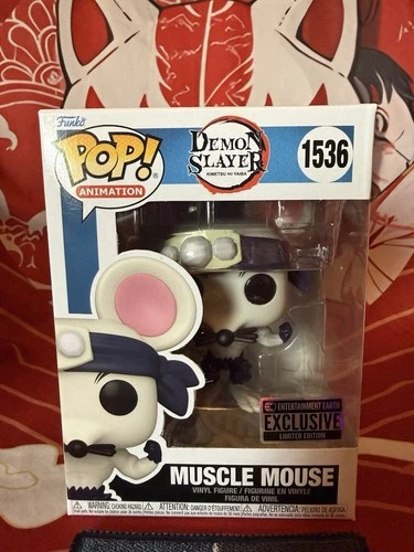 Funko Pop! Animation Muscle Mouse #1536 Entertainment Earth Exclusive Vinyl Fig…