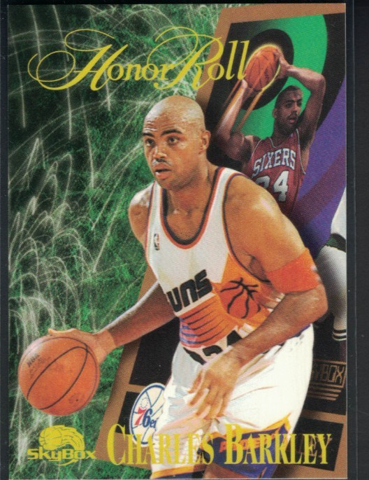 Charles Barkley #268 Basketball Cards 1995 Skybox Premium trading card — raw and PSA graded price guide