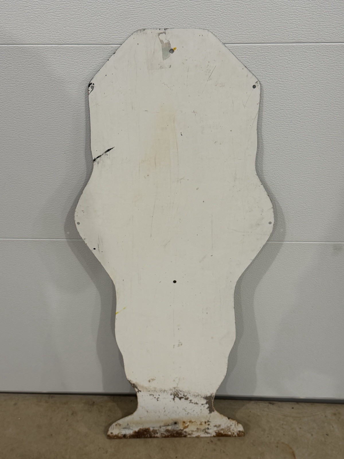 Vintage Original Pepsi Boy Slow Please Crossing Advertising Sign Metal