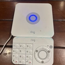 RING Z WAVE PLUS 4HB1U9-0EN0 ALARM BASE STATION AND KEYPAD