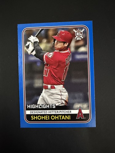 2020 Topps Big League Highlights Blue SP Shohei Ohtani #294