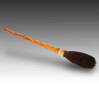 VINTAGE CHINESE AUTHENTIC SCHOLAR'S CALLIGRAPHY BRUSH BI FOUR TREASURES CHINA